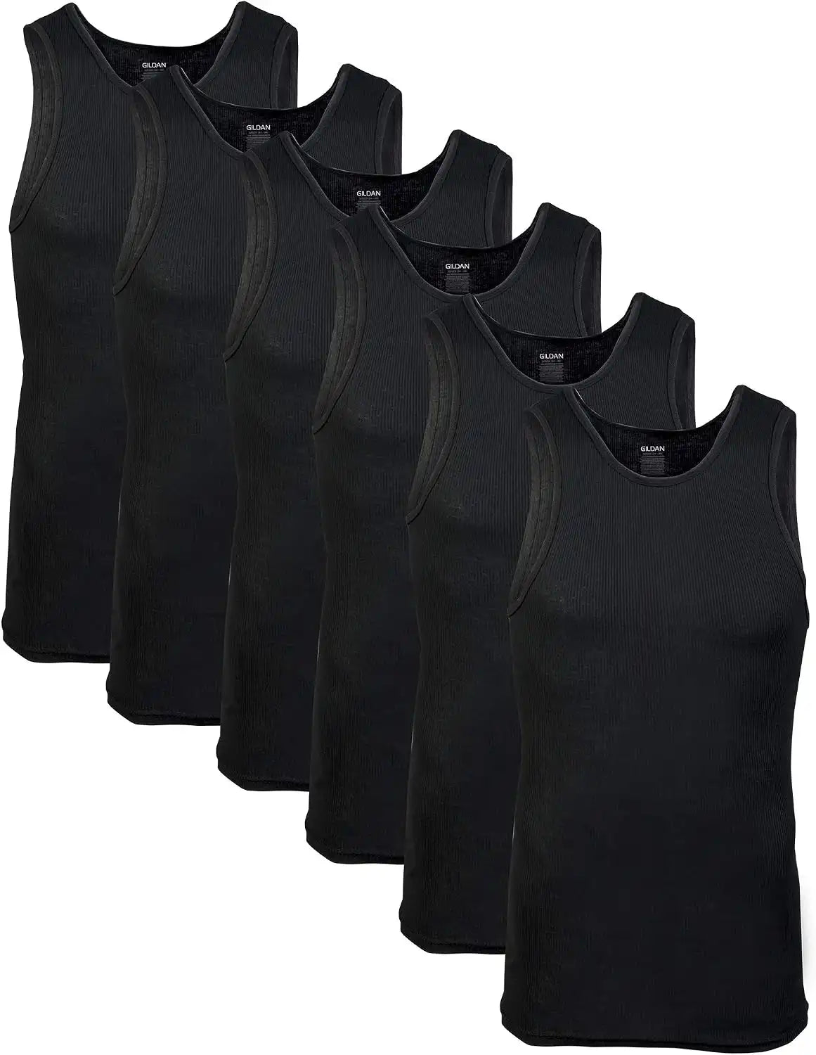 Gildan Men's A-Shirts Tanks Multipack