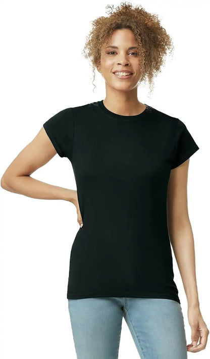 Gildan Womens Softstyle Cotton T-Shirt, Style G64000l, Multipack
