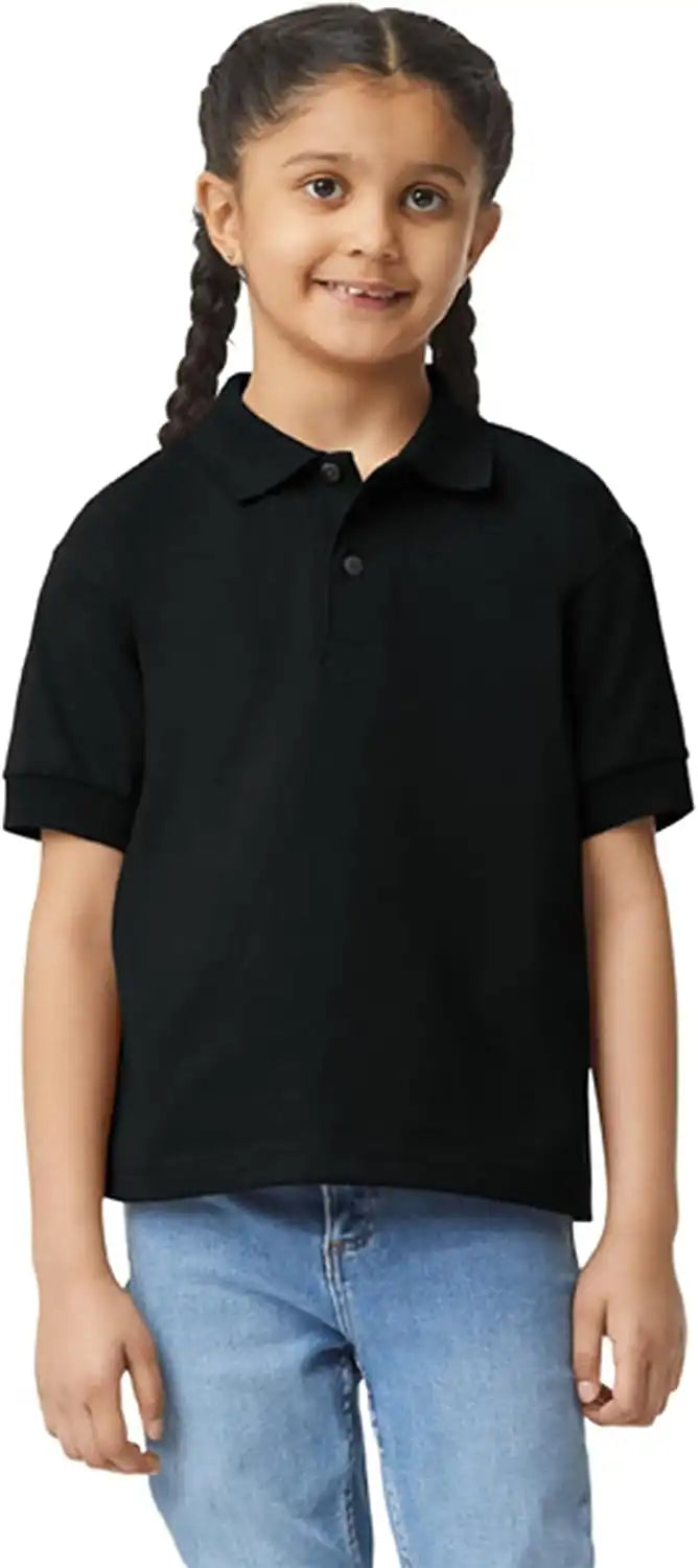 Gildan Kids' DryBlend Short Sleeve Polo, Style G8800b, 3-Pack