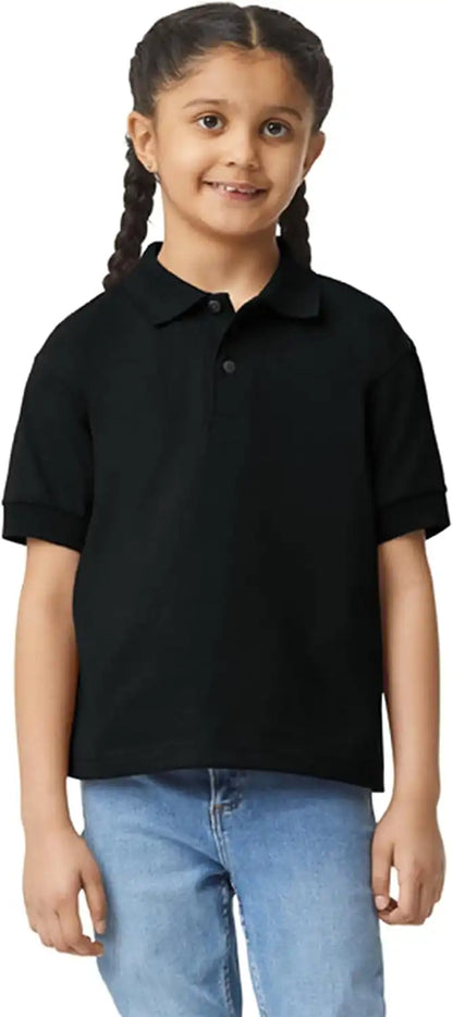 Gildan Kids' DryBlend Short Sleeve Polo, Style G8800b, 3-Pack