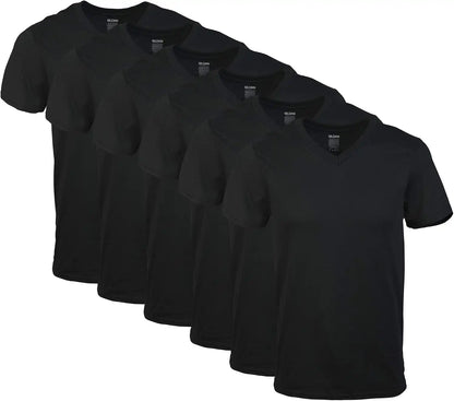 Gildan Men's V-Neck T-Shirts, Multipack, Style G1103