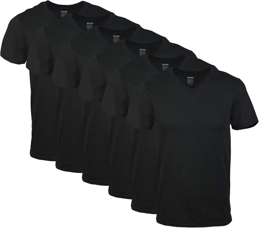 Gildan Men's V-Neck T-Shirts, Multipack, Style G1103