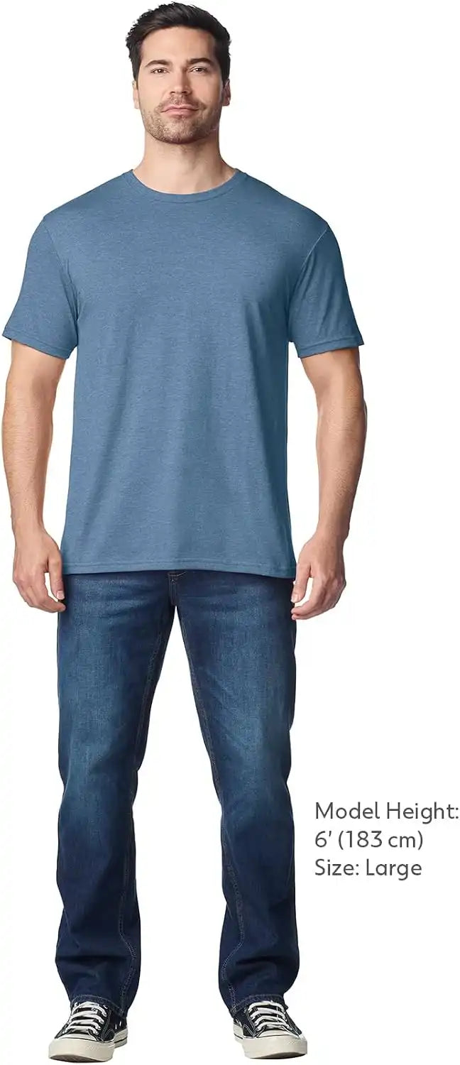 Gildan Adult Softstyle Cotton T-Shirt, Style G64000, Multipack