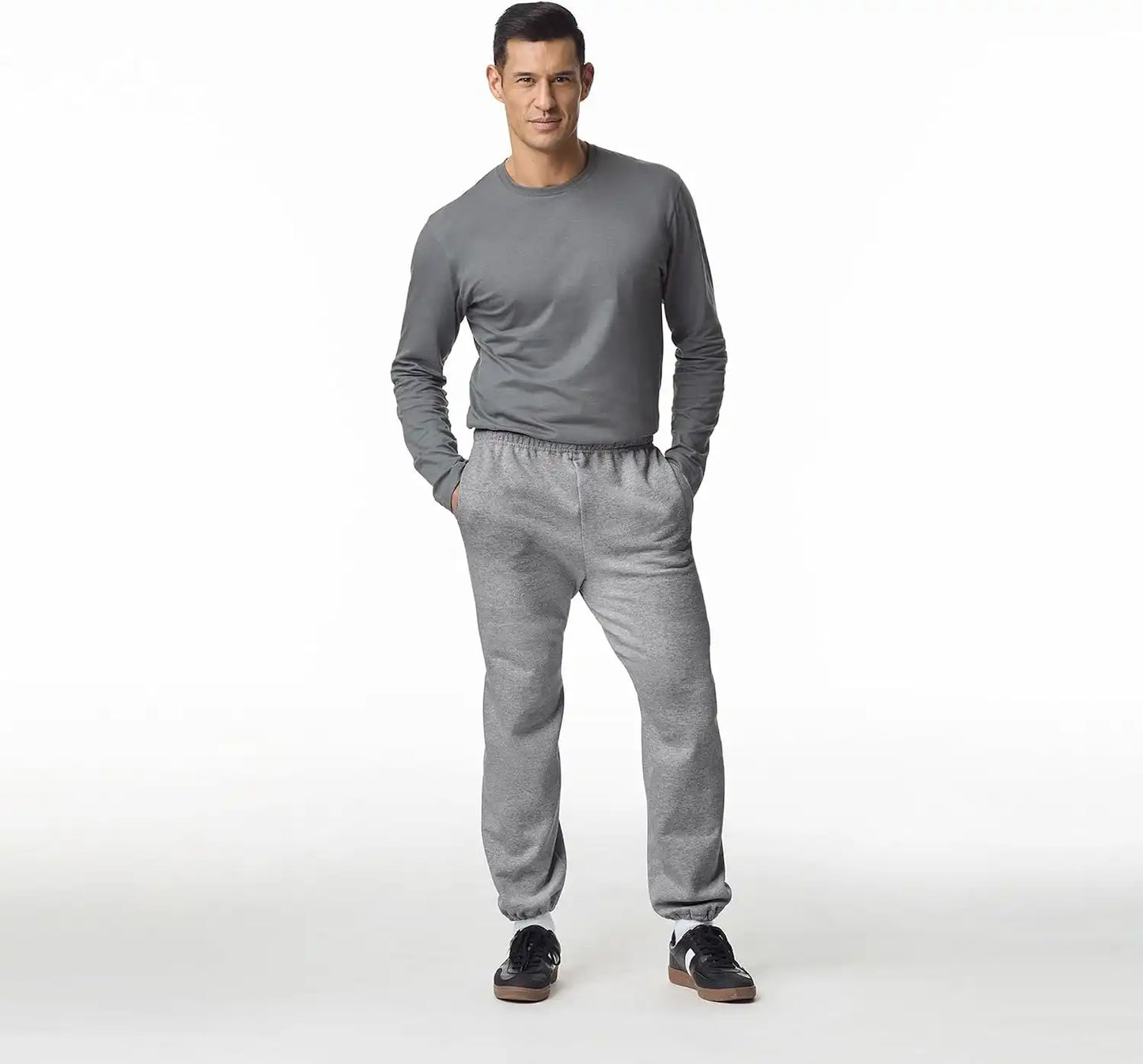 Gildan Adult Fleece Elastic Bottom Sweatpants with Pockets, Style G18100