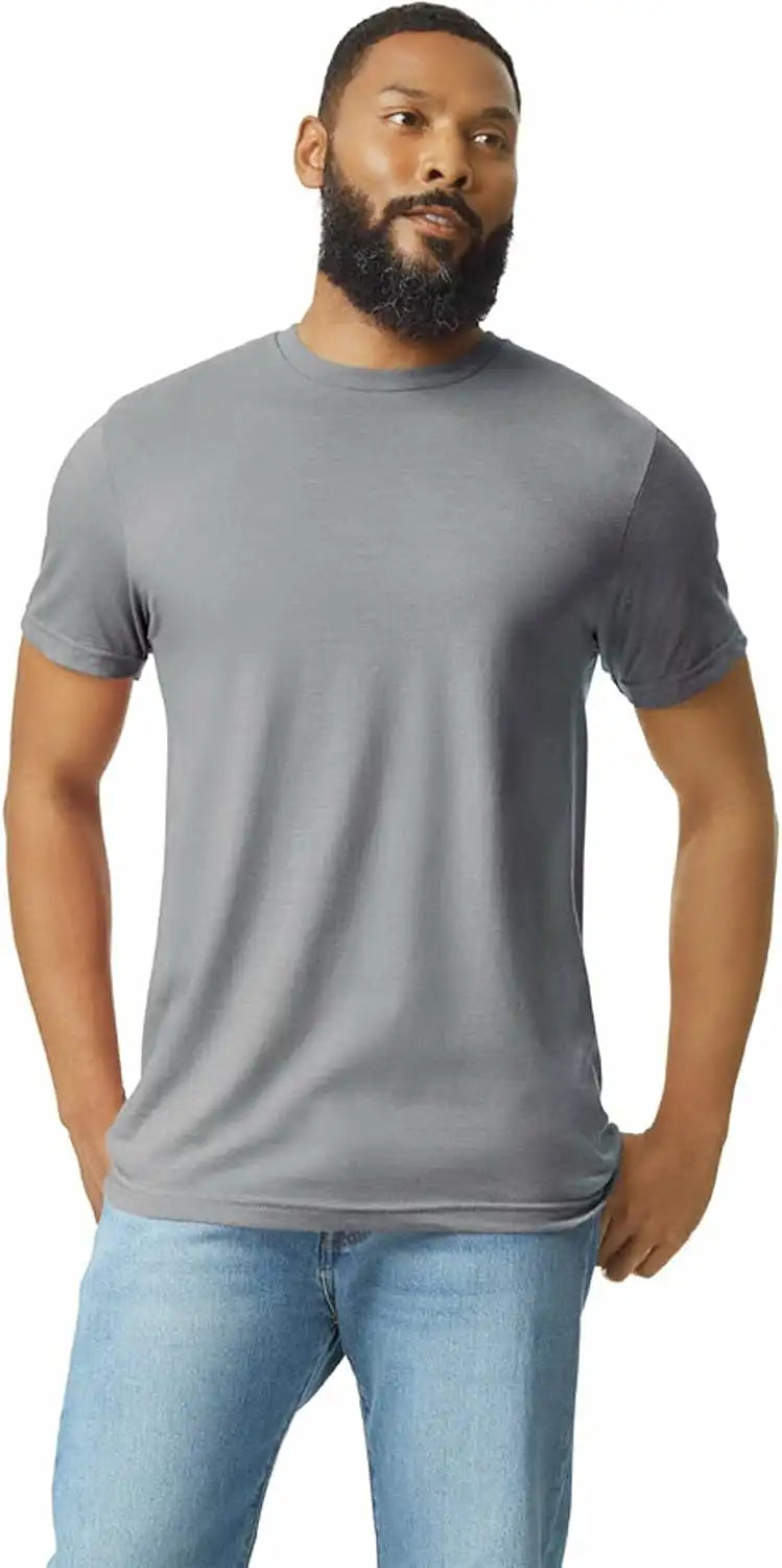 Gildan Adult Softstyle CVC Short Sleeve T-Shirt, Style G67000, Multipack