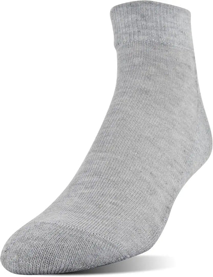 Gildan Men's Polyester Half Cushion Low Cut Socks, 12-pack