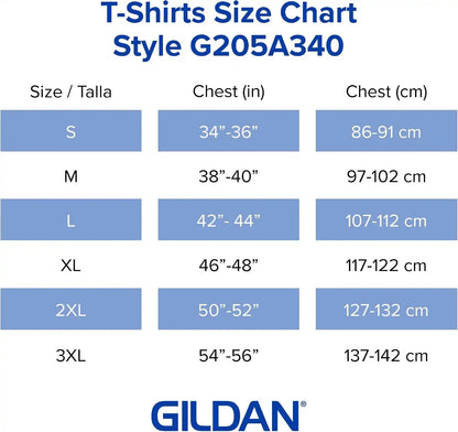 Gildan Unisex Adult DryBlend Workwear T-Shirts with Pocket, 2-Pack