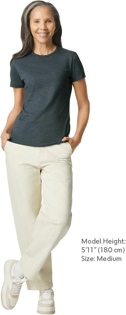 Gildan Womens Softstyle Cotton T-Shirt, Style G64000l, Multipack