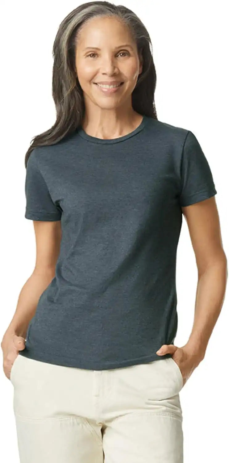 Gildan Womens Softstyle Cotton T-Shirt, Style G64000l, Multipack