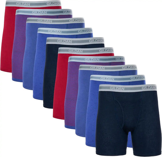 Gildan mens Underwear Boxer Briefs, Multipack