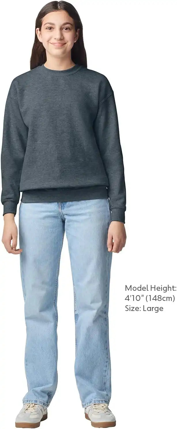 Gildan Kids' Fleece Crewneck Sweatshirt, Style G18000b