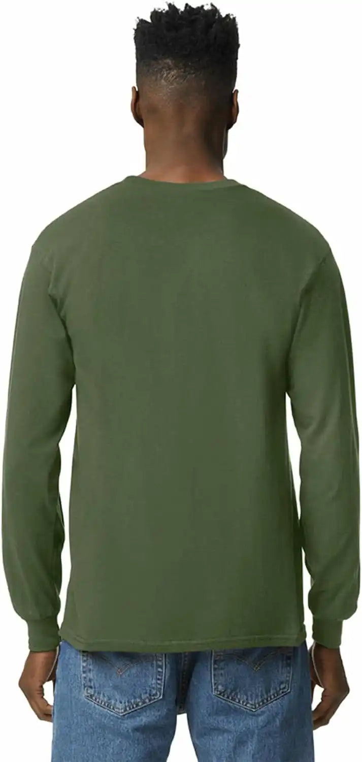 Gildan Adult Ultra Cotton Long Sleeve T-Shirt, Style G2400, Multipack