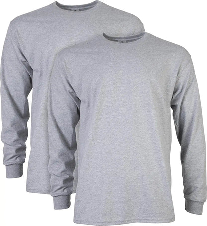Gildan Adult Ultra Cotton Long Sleeve T-Shirt, Style G2400, Multipack