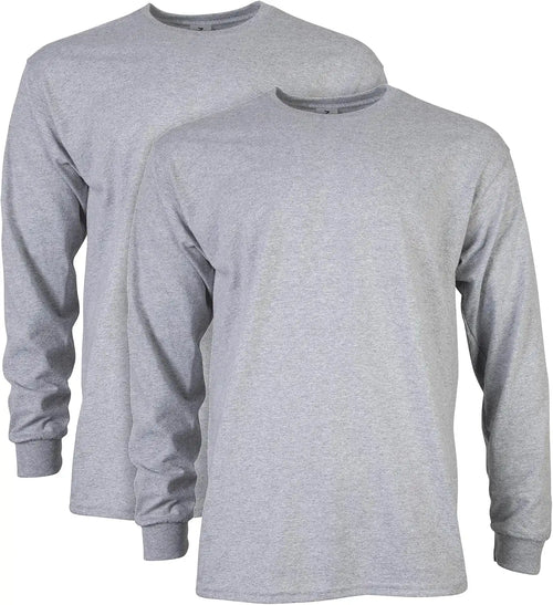 Gildan Adult Ultra Cotton Long Sleeve T-Shirt, Style G2400, Multipack