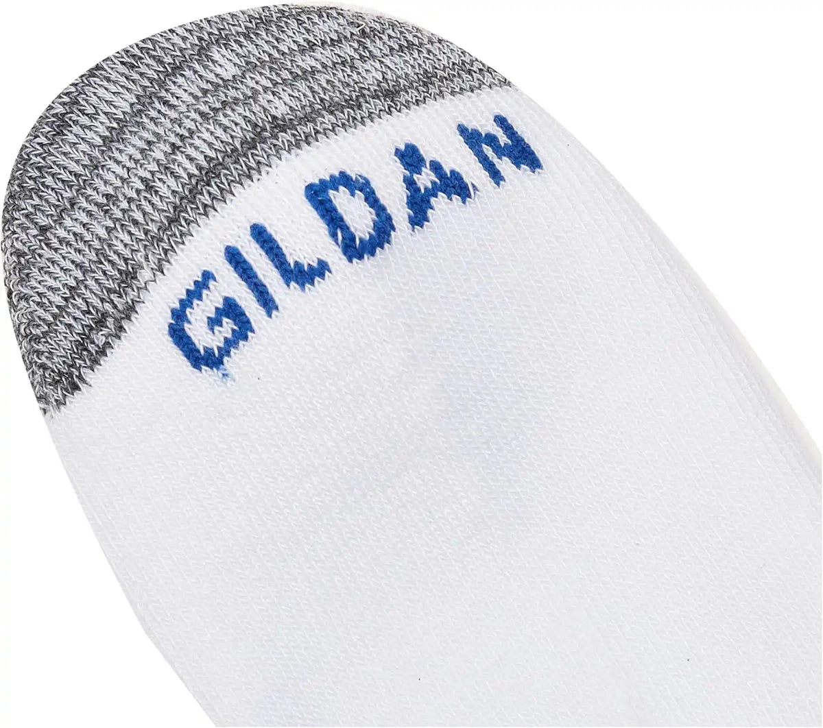 Gildan Men's Polyester Half Cushion No Show Socks, 12-pack