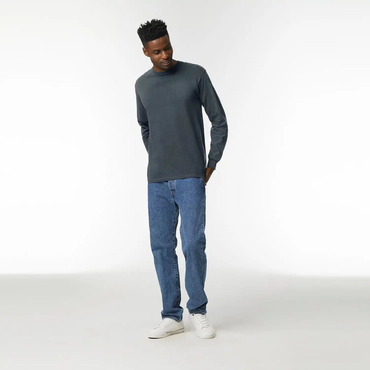 Gildan Adult Ultra Cotton Long Sleeve T-Shirt, Style G2400, Multipack