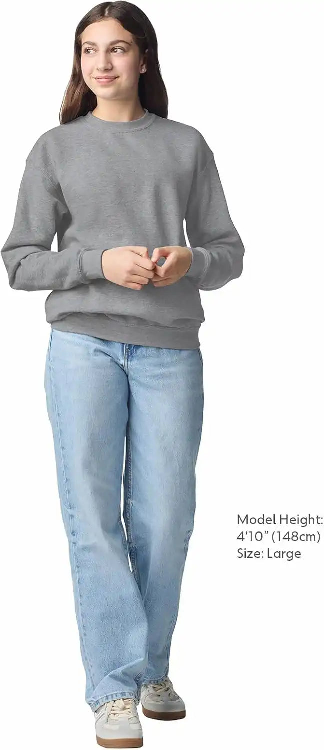 Gildan Kids' Fleece Crewneck Sweatshirt, Style G18000b
