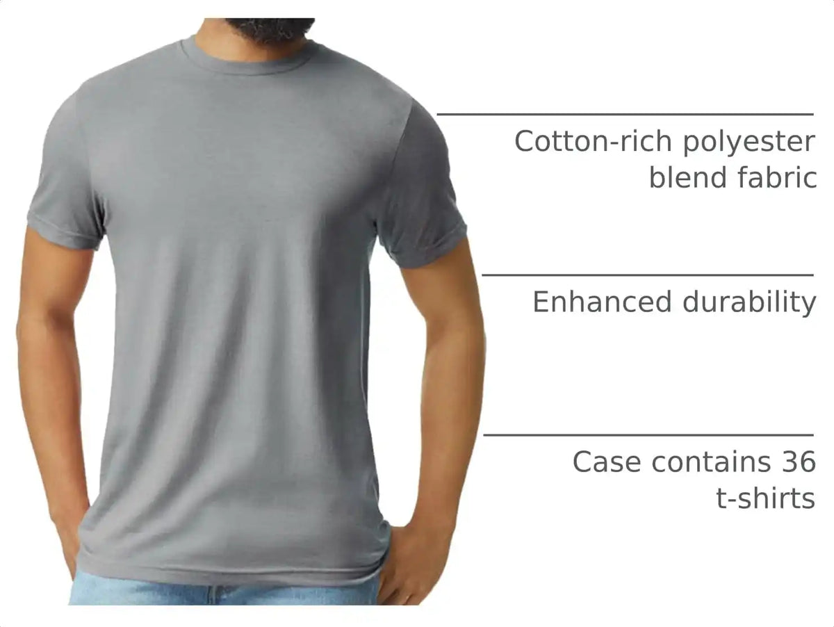 Gildan Adult Softstyle CVC Short Sleeve T-Shirt, Style G67000, Multipack