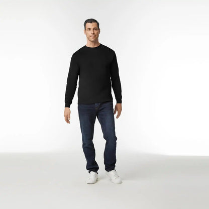 Gildan Adult Heavy Cotton Long Sleeve T-Shirt, Style G5400, 2-Pack