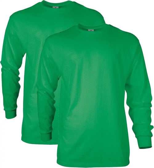 Gildan Adult Ultra Cotton Long Sleeve T-Shirt, Style G2400, Multipack