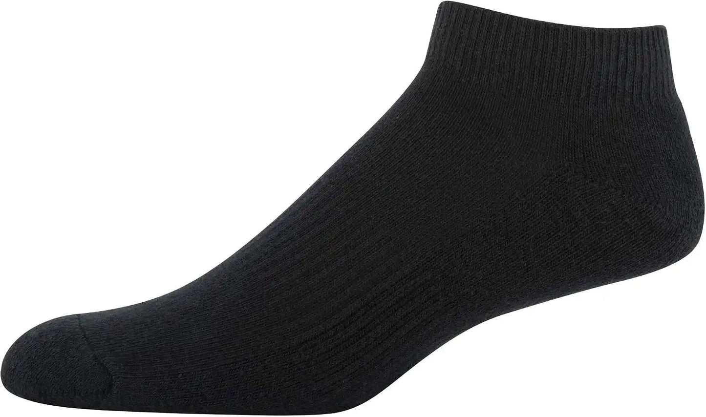 Gildan Men's Active Cotton Low Cut Socks (10-Pairs)