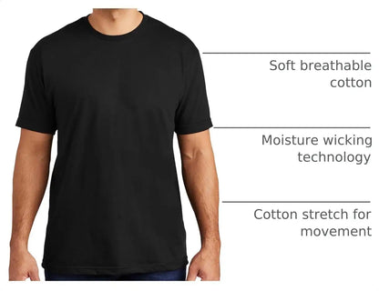 Gildan Men's Cotton Stretch T-Shirts, Multipack