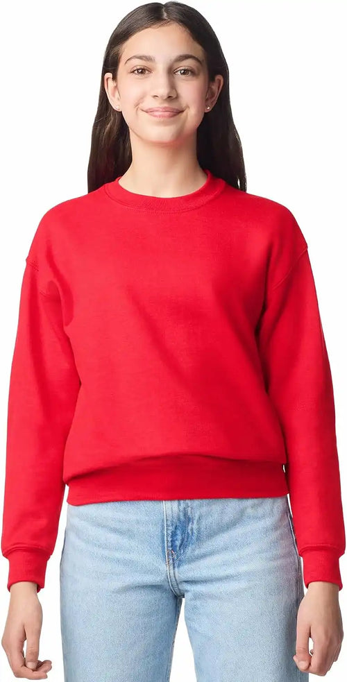 Gildan Kids' Fleece Crewneck Sweatshirt, Style G18000b