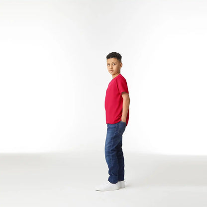 Gildan Unisex-Child Gildan Youth Heavy Cotton T-Shirt, Style G5000b, 2-Pack