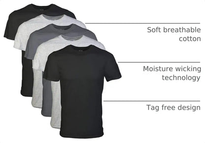 Gildan Men's Crew T-Shirts, Multipack, Style G1100